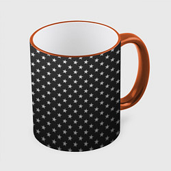 Кружка цветная Black Milk: Stars Black