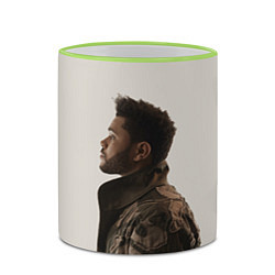 Кружка 3D The Weeknd, цвет: 3D-светло-зеленый кант — фото 2