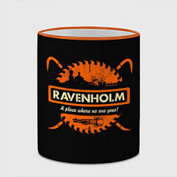 Кружка 3D Ravenholm, цвет: 3D-оранжевый кант — фото 2