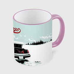 Кружка 3D Fargo Car, цвет: 3D-розовый кант