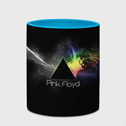 Кружка 3D Pink Floyd Logo, цвет: 3D-белый + небесно-голубой — фото 2
