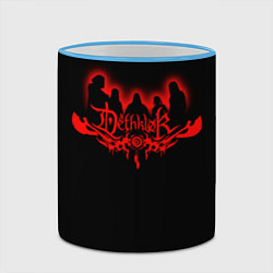 Кружка 3D Dethklok, цвет: 3D-небесно-голубой кант — фото 2