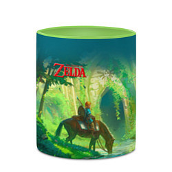 Кружка 3D The Legend of Zelda, цвет: 3D-белый + светло-зеленый — фото 2