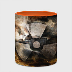 Кружка 3D STALKER: Nuclear, цвет: 3D-белый + оранжевый — фото 2