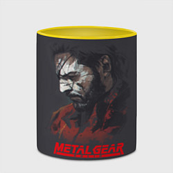 Кружка 3D Metal Gear Solid, цвет: 3D-белый + желтый — фото 2
