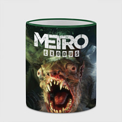 Кружка 3D Metro Exodus, цвет: 3D-зеленый кант — фото 2