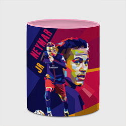 Кружка 3D Jr. Neymar, цвет: 3D-белый + розовый — фото 2