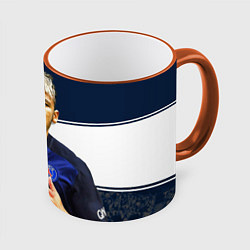 Кружка 3D Neymar: Fly Emirates, цвет: 3D-оранжевый кант