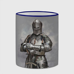 Кружка 3D Рыцарь, цвет: 3D-синий кант — фото 2