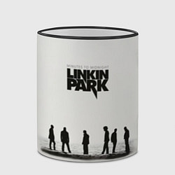 Кружка 3D Группа Linkin Park, цвет: 3D-черный кант — фото 2