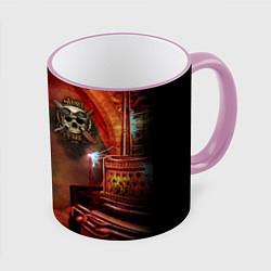 Кружка 3D Abney Park rock, цвет: 3D-розовый кант