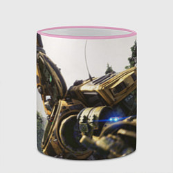 Кружка 3D Titanfall, цвет: 3D-розовый кант — фото 2