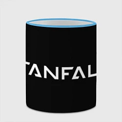 Кружка 3D Titanfall, цвет: 3D-небесно-голубой кант — фото 2
