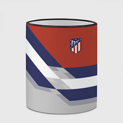 Кружка 3D Atletico FC: Grey style, цвет: 3D-черный кант — фото 2