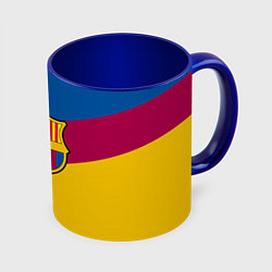 Кружка 3D FC Barcelona 2018 Colors, цвет: 3D-белый + синий