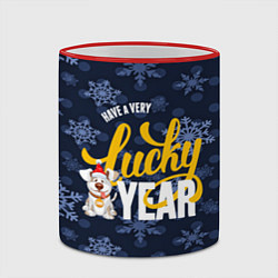 Кружка 3D Lucky Year, цвет: 3D-красный кант — фото 2