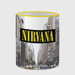 Кружка 3D Nirvana City, цвет: 3D-желтый кант — фото 2