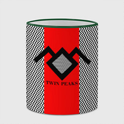 Кружка 3D Twin Peaks Mark, цвет: 3D-зеленый кант — фото 2