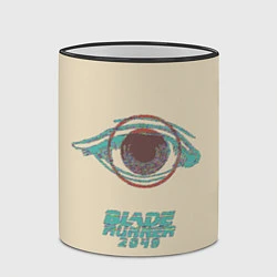 Кружка 3D Blade Runner 2049: Eyes, цвет: 3D-черный кант — фото 2