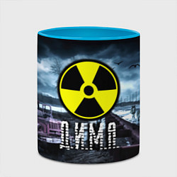 Кружка 3D S.T.A.L.K.E.R: Дима, цвет: 3D-белый + небесно-голубой — фото 2