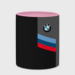 Кружка 3D BMW БМВ, цвет: 3D-белый + розовый — фото 2
