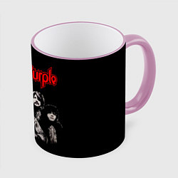 Кружка 3D Deep Purple, цвет: 3D-розовый кант