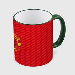Кружка 3D FC Manchester United: Creative, цвет: 3D-зеленый кант