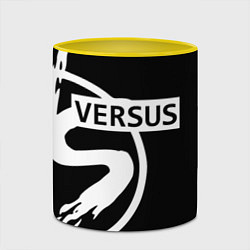 Кружка 3D Versus Battle: Black, цвет: 3D-белый + желтый — фото 2