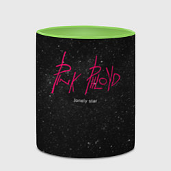 Кружка 3D Pink Phloyd: Lonely star, цвет: 3D-белый + светло-зеленый — фото 2