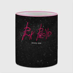 Кружка 3D Pink Phloyd: Lonely star, цвет: 3D-розовый кант — фото 2