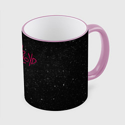 Кружка 3D Pink Phloyd: Lonely star, цвет: 3D-розовый кант