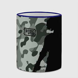Кружка 3D PUBG: Camo Shadow, цвет: 3D-синий кант — фото 2