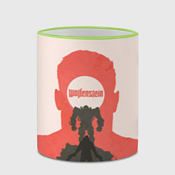 Кружка 3D Wolfenstein Shadows, цвет: 3D-светло-зеленый кант — фото 2