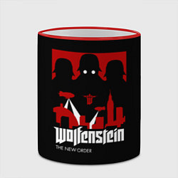 Кружка 3D Wolfenstein: Nazi Soldiers, цвет: 3D-красный кант — фото 2