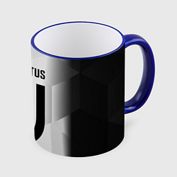 Кружка 3D FC Juventus: Silver Original, цвет: 3D-синий кант