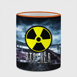Кружка 3D S.T.A.L.K.E.R: Radiation, цвет: 3D-оранжевый кант — фото 2