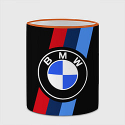 Кружка 3D BMW 2021 M SPORT БМВ М СПОРТ, цвет: 3D-оранжевый кант — фото 2
