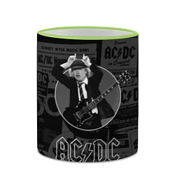 Кружка 3D AC/DC: Black Devil, цвет: 3D-светло-зеленый кант — фото 2