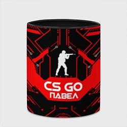 Кружка 3D CS:GO - Павел, цвет: 3D-белый + черный — фото 2