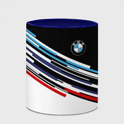Кружка 3D BMW BRAND COLOR БМВ, цвет: 3D-белый + синий — фото 2