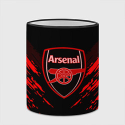 Кружка 3D Arsenal FC: Sport Fashion, цвет: 3D-черный кант — фото 2