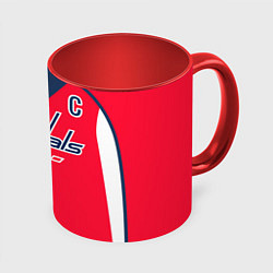 Кружка 3D Washington Capitals: Ovechkin Red, цвет: 3D-белый + красный