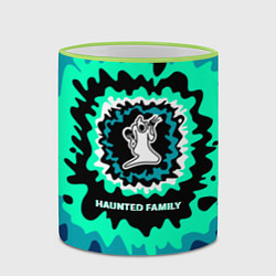 Кружка 3D Haunted Family, цвет: 3D-светло-зеленый кант — фото 2