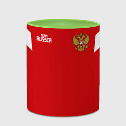 Кружка 3D Россия: Акинфеев ЧМ-2018, цвет: 3D-белый + светло-зеленый — фото 2