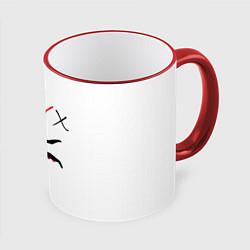 Кружка 3D ONYX, цвет: 3D-красный кант