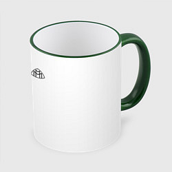 Кружка 3D Maybach: B&W, цвет: 3D-зеленый кант