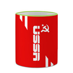 Кружка 3D USSR: Red Sport, цвет: 3D-светло-зеленый кант — фото 2