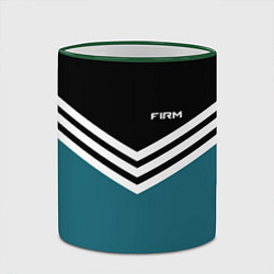 Кружка 3D Firm 90s: Arrows Style, цвет: 3D-зеленый кант — фото 2