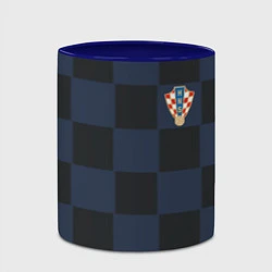 Кружка 3D Сборная Хорватии: Гостевая ЧМ-2018, цвет: 3D-белый + синий — фото 2