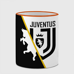 Кружка 3D FC Juventus: Football Point, цвет: 3D-оранжевый кант — фото 2